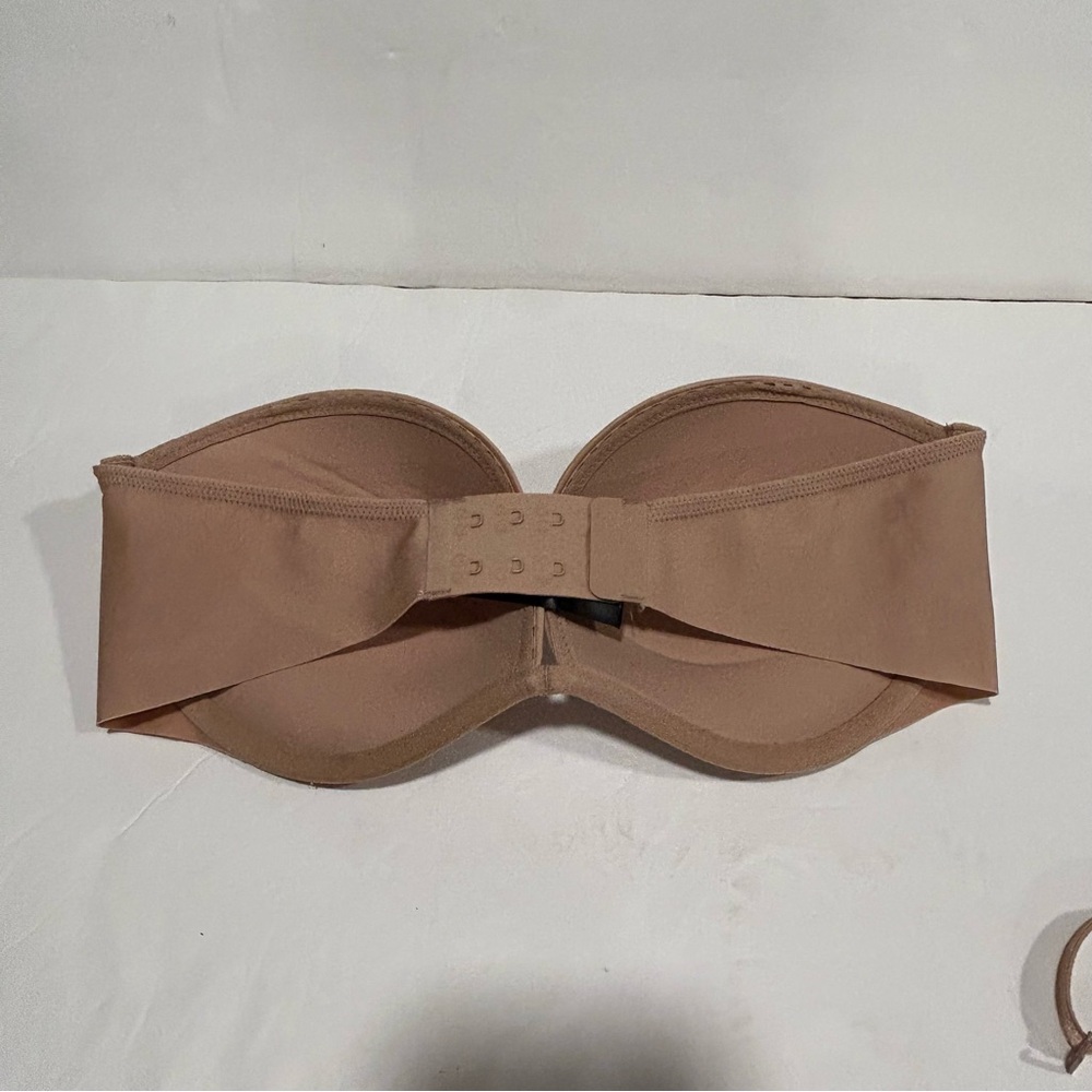 Victoria's Secret Multi-Way Underwire Push Up Strapless Bra 34D Beige - Picture 10 of 11